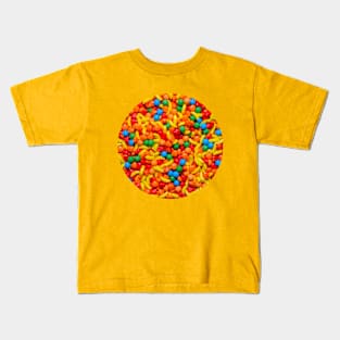 Assorted Fruit Candies Design Kids T-Shirt